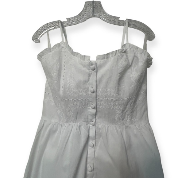 Revolve SNDYS NWT Broderie embroidered cami button maxi dress - Picture 8 of 9